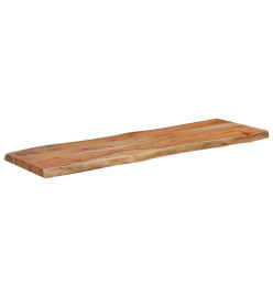 Dessus de table 120x40x2,5 cm rectangulaire bois massif acacia