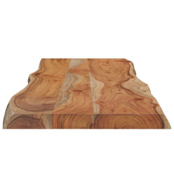 Dessus de table 120x40x2,5 cm rectangulaire bois massif acacia