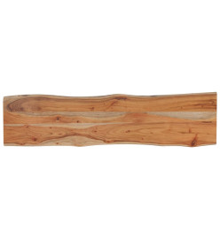 Dessus de table 160x40x2,5 cm rectangulaire bois massif acacia