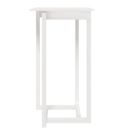 Ensemble de bar 3 pcs Blanc Bois de pin massif