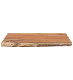 Dessus de table 70x60x2,5 cm rectangulaire bois massif acacia