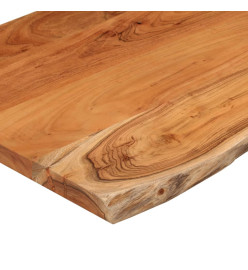 Dessus de table 70x60x2,5 cm rectangulaire bois massif acacia