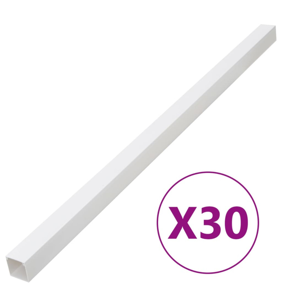 Goulotte de câble 100x40 mm 30 m PVC