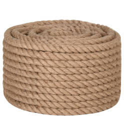 Corde de jute 25 m de long 16 mm d'épaisseur