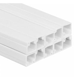 Goulotte de câble 10x10 mm 10 m PVC