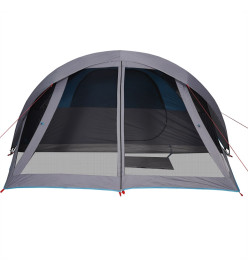 Tente de cabine familiale 6 personnes bleu imperméable