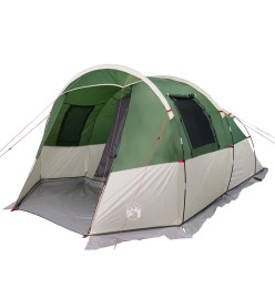 Tente de camping tunnel 4 personnes vert imperméable