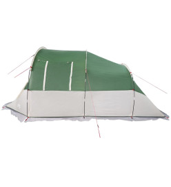 Tente de camping tunnel 4 personnes vert imperméable