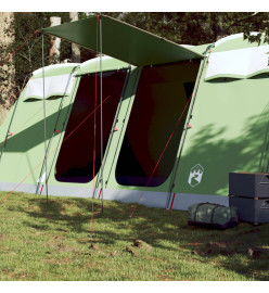 Tente de camping tunnel 10 personnes vert imperméable