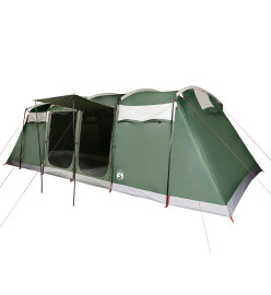 Tente de camping tunnel 10 personnes vert imperméable