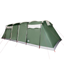 Tente de camping tunnel 10 personnes vert imperméable