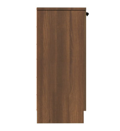 Buffet Chêne marron 30x30x70 cm Bois d'ingénierie