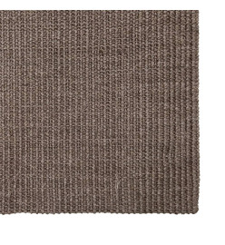 Tapis Sisal naturel 80x300 cm Marron