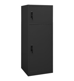 Armoire à selles Anthracite 53x53x140 cm Acier