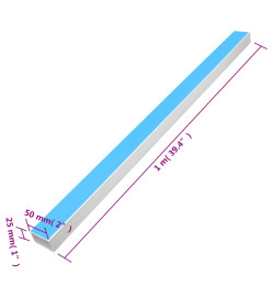 Goulotte de câble auto-adhésive 50x25 mm 30 m PVC