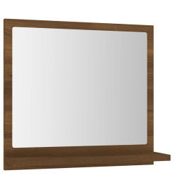 Miroir de bain Chêne marron 40x10,5x37 cm Bois d'ingénierie