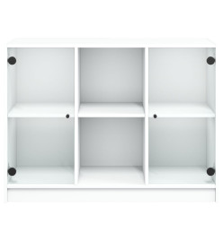 Buffet blanc 101,5x37x75,5 cm bois d'ingénierie