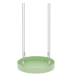 Esschert Design Plateau suspendu pour plantes Rond Vert S