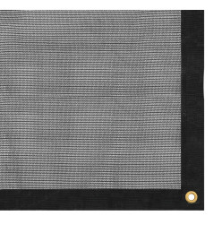 Filet de conteneur PEHD 3 x 7 m Noir