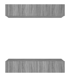 Meubles TV 4 pcs Sonoma gris 80x30x30 cm Bois d'ingénierie