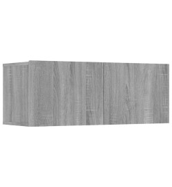 Meubles TV 4 pcs Sonoma gris 80x30x30 cm Bois d'ingénierie