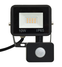 Projecteur à LED avec capteur 10 W Blanc chaud