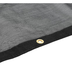 Filet de conteneur PEHD 3,5 x 6 m Noir