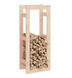 Support pour bois de chauffage 41x25x100 cm Bois de pin massif