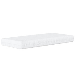 Lit avec matelas bleu 80x200 cm velours