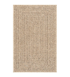Tapis ZIZUR 240x340 cm aspect de jute intérieur et extérieur