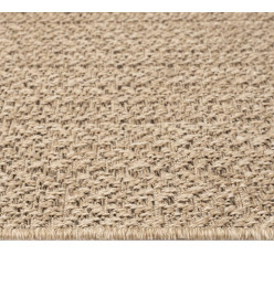 Tapis ZIZUR 240x340 cm aspect de jute intérieur et extérieur