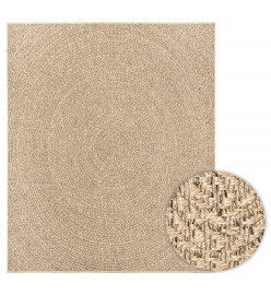 Tapis ZIZUR 240x340 cm aspect de jute intérieur et extérieur