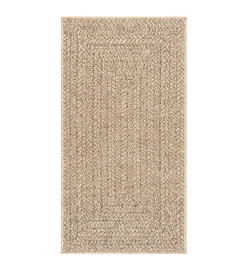 Tapis ZIZUR 60x110 cm aspect de jute intérieur et extérieur