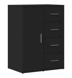 Buffets 2 pcs noir 59x39x80 cm bois d'ingénierie
