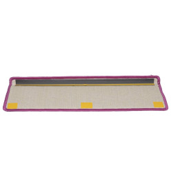 Tapis d'escalier 15 pcs 65x21x4 cm Violet