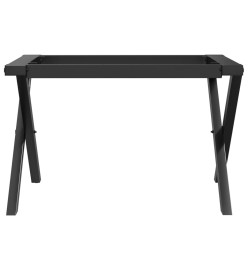 Pieds de table basse cadre en X 60x50x38 cm fonte