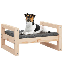 Lit pour chien 55,5x45,5x28 cm Bois de pin solide