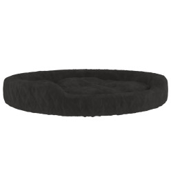 Lit pour chien Noir 110x90x23 cm Peluche