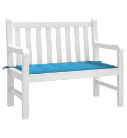 Coussin de banc de jardin bleu 100x50x3 cm tissu oxford