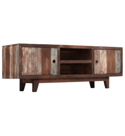 Meuble TV Bois d'acacia massif Vintage 118 x 30 x 40 cm