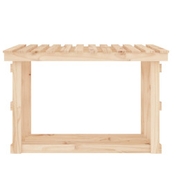 Support pour bois de chauffage 108x64,5x77 cm Bois de pin