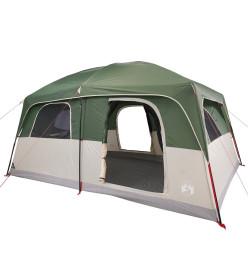 Tente de cabine familiale 10 personnes vert imperméable