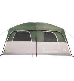 Tente de cabine familiale 10 personnes vert imperméable