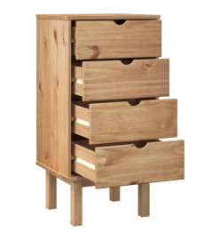 Commode OTTA 46x39,5x90 cm Bois de pin massif