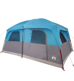 Tente de cabine familiale 10 personnes bleu imperméable