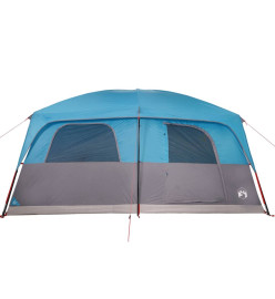 Tente de cabine familiale 10 personnes bleu imperméable