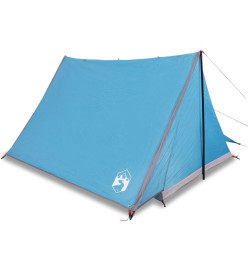 Tente de camping 2 personnes bleu imperméable