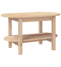 Table basse 80x45x45 cm Bois massif de pin