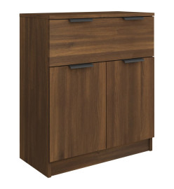 Buffet Chêne marron 60x30x70 cm Bois d'ingénierie