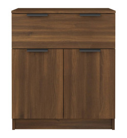 Buffet Chêne marron 60x30x70 cm Bois d'ingénierie